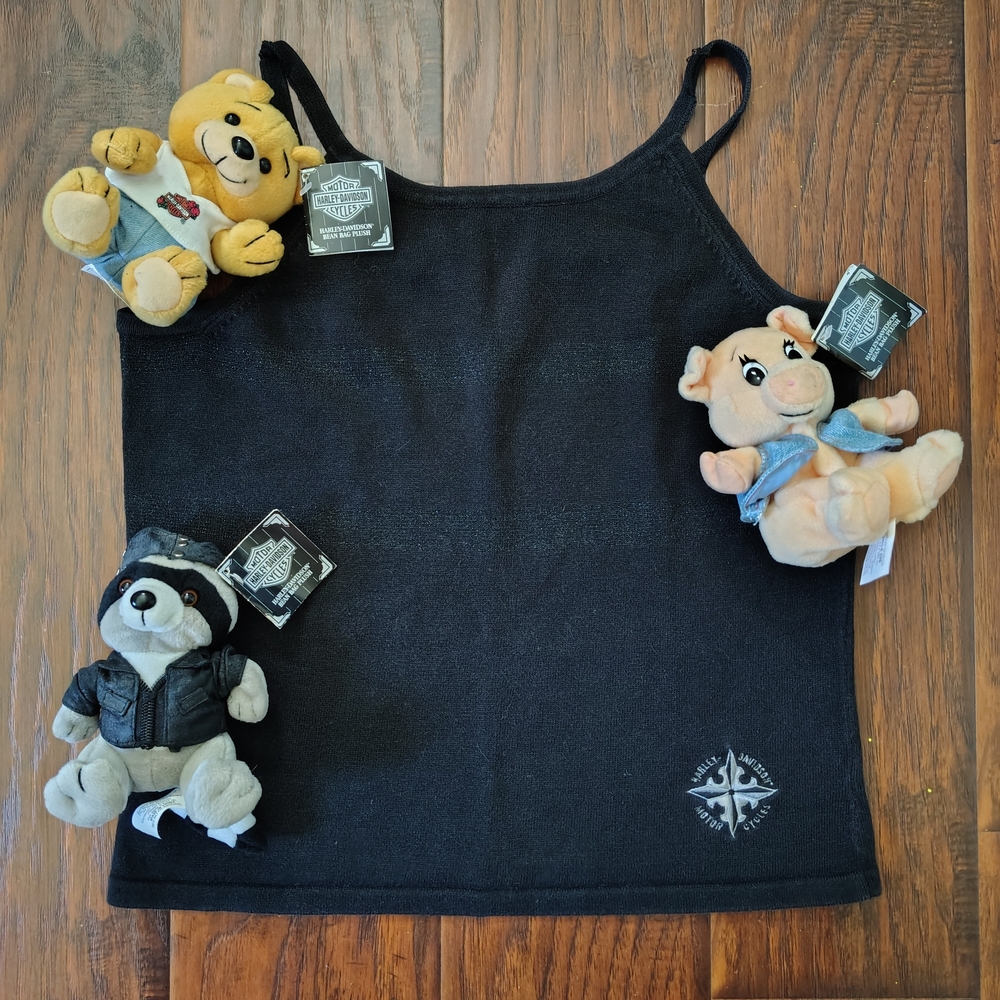 Harley-Davidson Collectible Stuffed Animals Set Of Three
